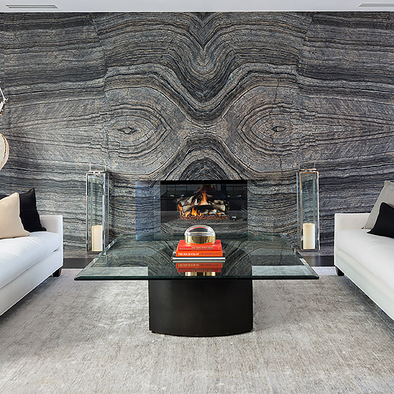 La Mesa Fireplace by Modul Marble