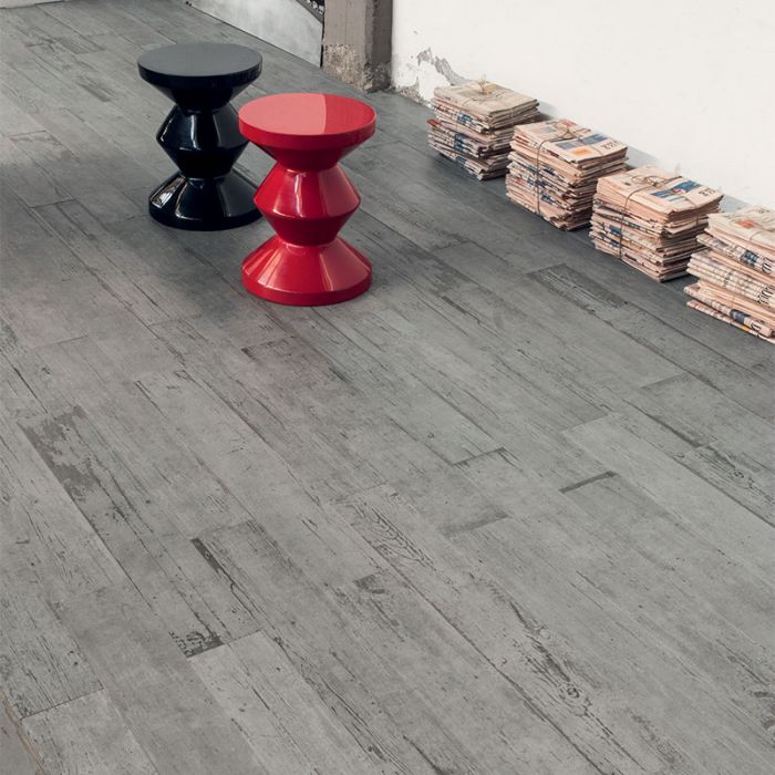 Charmwood Grey porcelain tiles featured on flooring